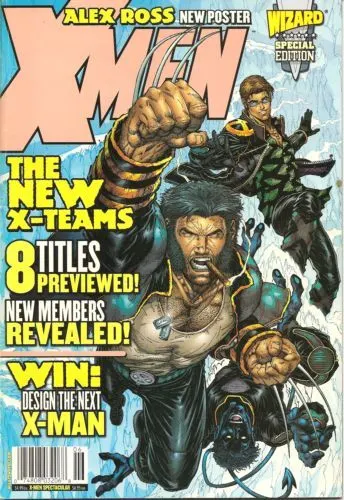 Wizard X-Men Spectacular #0 comic book cover, 2001