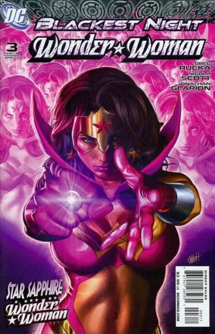 Blackest Night: Wonder Woman #3 Greg Horn Regular comic book cover, 2010