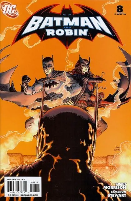 Batman and Robin, Vol. 1 #8 Frank Quitely Regular Cover comic book cover, 2010