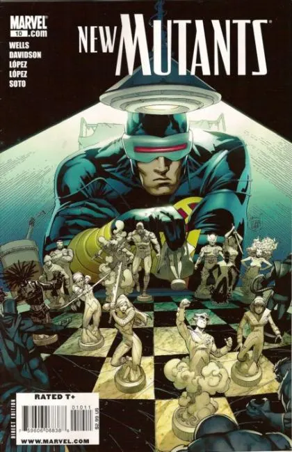 New Mutants, Vol. 3 #10 Adam Kubert Regular Cover comic book cover, 2010