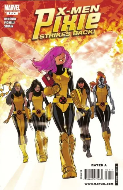 X-Men: Pixie Strikes Back #1 comic book cover, 2010