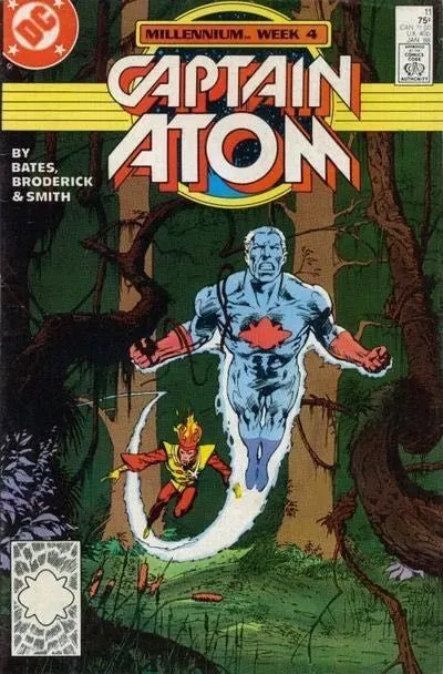 Captain Atom, Vol. 3 #11 Direct Edition comic book cover, 1988