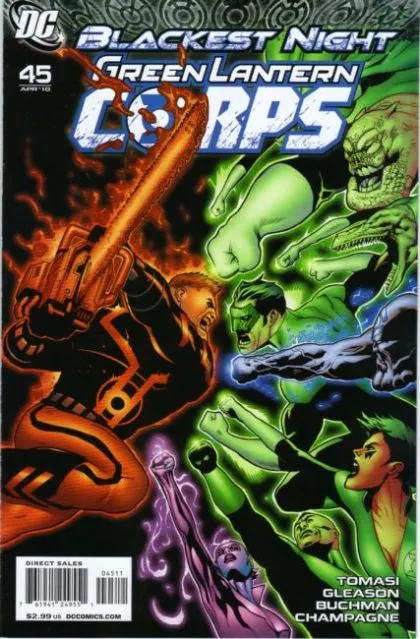 Green Lantern Corps, Vol. 1 #45 Patrick Gleason Regular comic book cover, 2010
