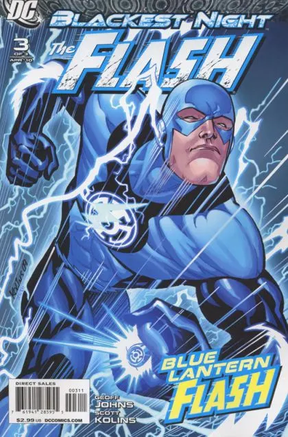 Blackest Night: The Flash #3 Scott Kolins Regular comic book cover, 2010