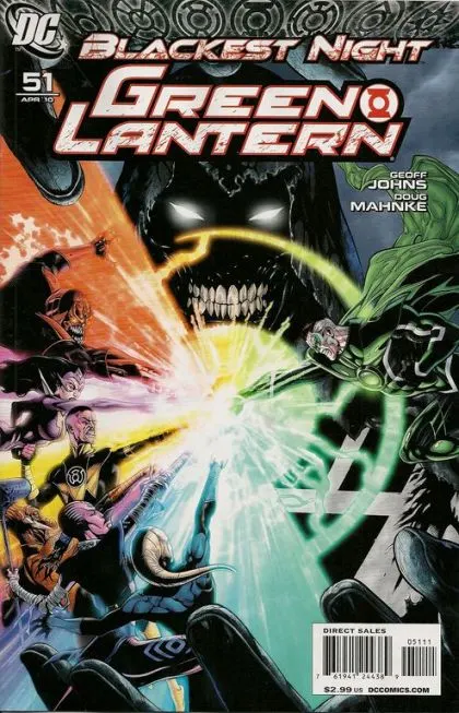Green Lantern, Vol. 4 #51 Doug Mahnke Regular comic book cover, 2010
