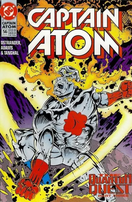 Captain Atom, Vol. 3 #56 comic book cover, 1991