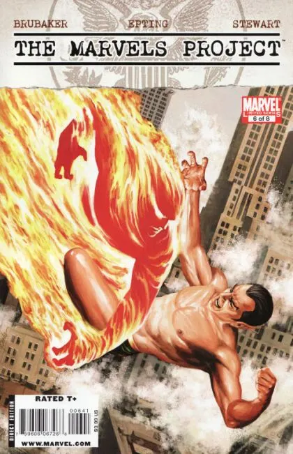 The Marvels Project #6 Steve Epting Regular Cover comic book cover, 2010