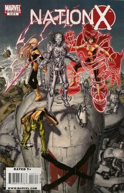 Nation X #3 comic book cover, 2010
