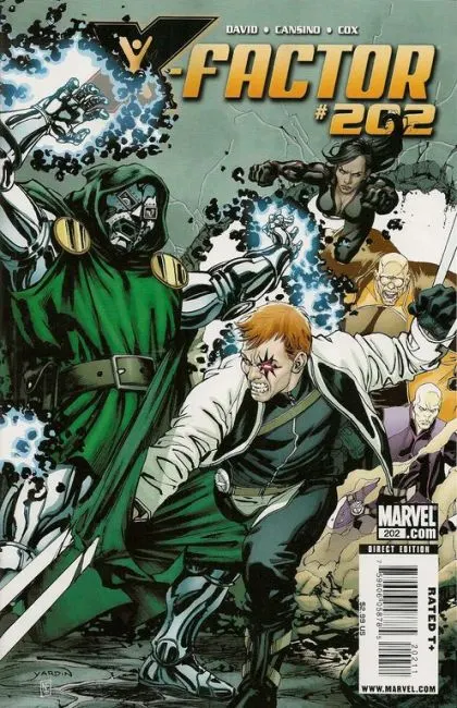 X-Factor, Vol. 3 #202 David Yardin Regular comic book cover, 2010