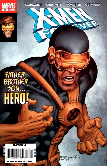 X-Men Forever, Vol. 2 #18 comic book cover, 2010