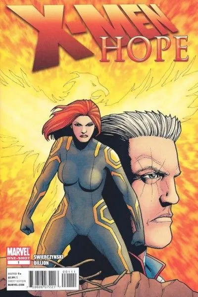 X-Men: Hope #1 Direct Edition comic book cover, 2010