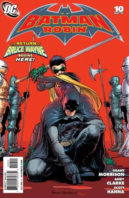 Batman and Robin, Vol. 1 #10 Frank Quitely Regular Cover comic book cover, 2010