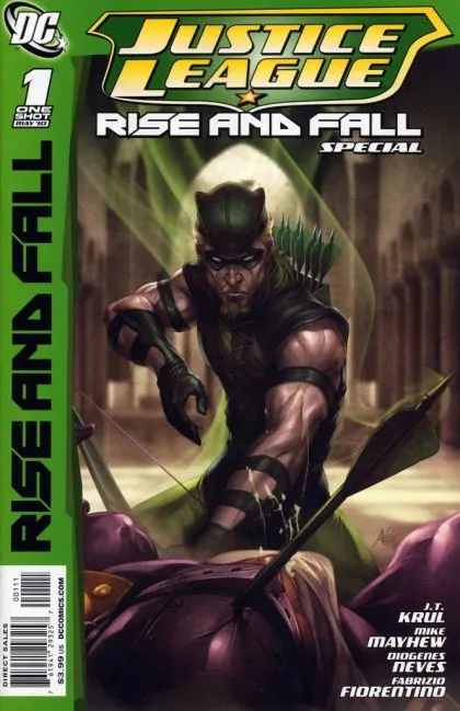Justice League: The Rise and Fall Special #1 Regular Stanley 'Artgerm' Lau Cover comic book cover, 2010