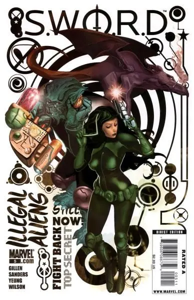 S.W.O.R.D., Vol. 1 #5 comic book cover, 2010