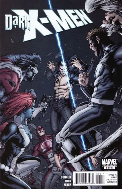 Dark X-Men, Vol. 1 #5 comic book cover, 2010