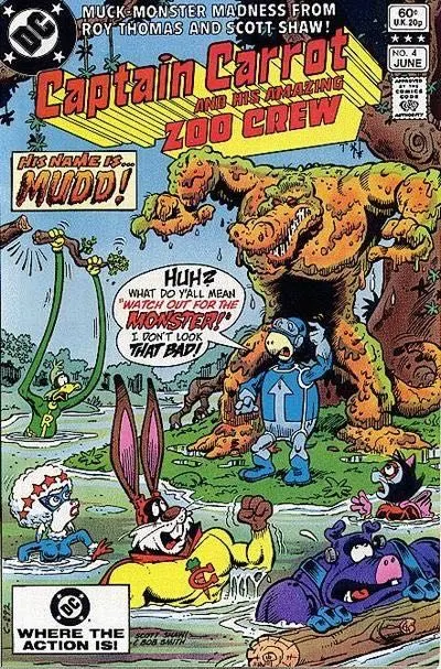 Captain Carrot #4 Direct Edition comic book cover, 1982