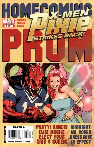 X-Men: Pixie Strikes Back #2 comic book cover, 2010