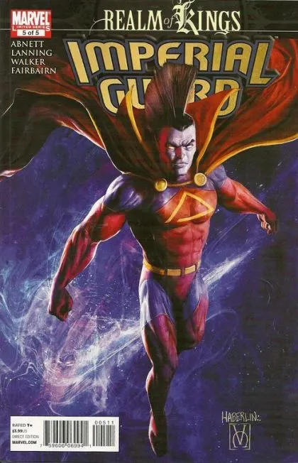 Realm of Kings: Imperial Guard #5 comic book cover, 2010