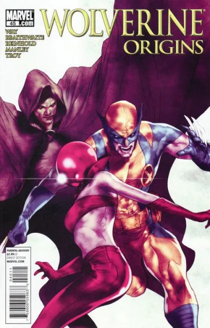 Wolverine: Origins #45 Ben Oliver regular comic book cover, 2010