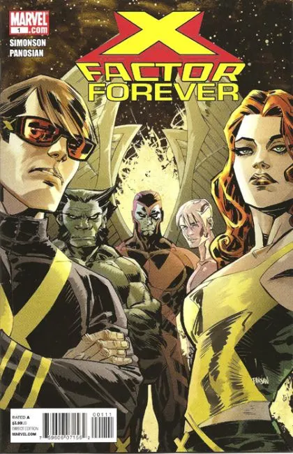 X-Factor Forever #1 Dan Panosian Regular comic book cover, 2010