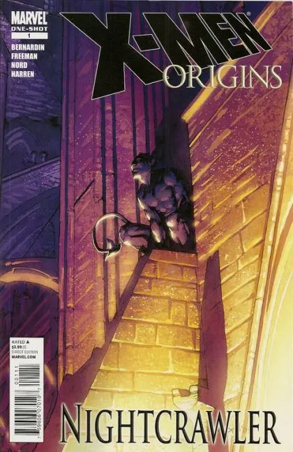 X-Men Origins: Nightcrawler #1 comic book cover, 2010