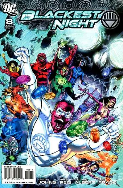 Blackest Night #8 Ivan Reis Regular comic book cover, 2010