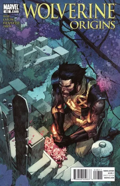Wolverine: Origins #46 comic book cover, 2010