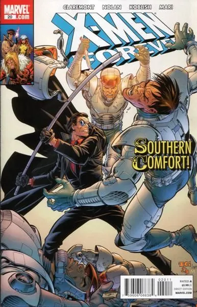X-Men Forever, Vol. 2 #20 comic book cover, 2010