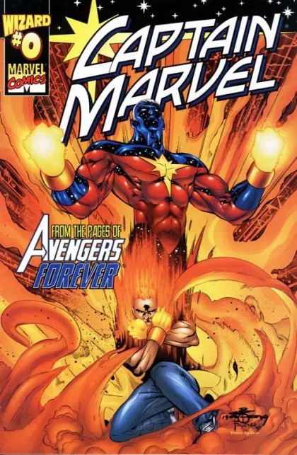 Captain Marvel, Vol. 5 #0 comic book cover, 1999