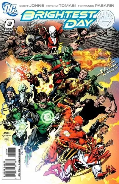 Brightest Day #0 David Finch Regular comic book cover, 2010