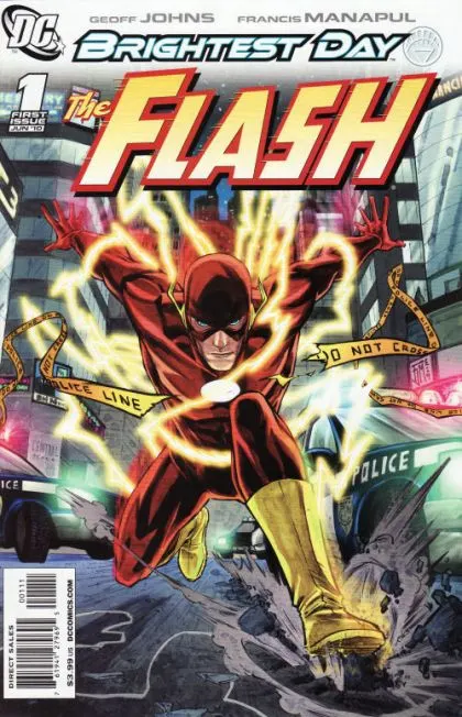 Flash, Vol. 3 #1 Manapul & Buccellato Cover comic book cover, 2010