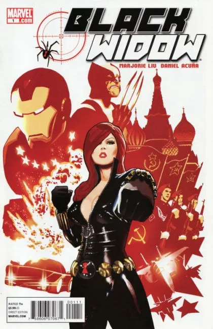 Black Widow, Vol. 5 #1 Daniel Acuna Regular Cover comic book cover, 2010