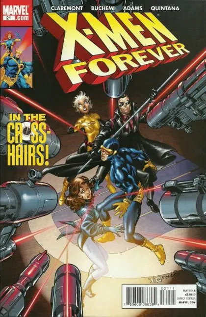 X-Men Forever, Vol. 2 #21 comic book cover, 2010