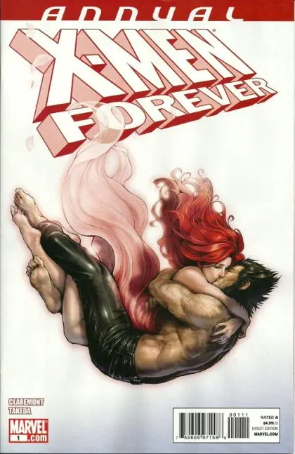 X-Men Forever Annual #1 comic book cover, 2010