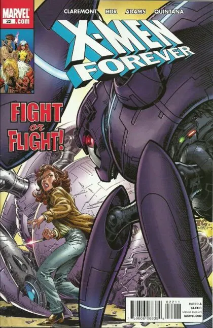 X-Men Forever, Vol. 2 #22 comic book cover, 2010