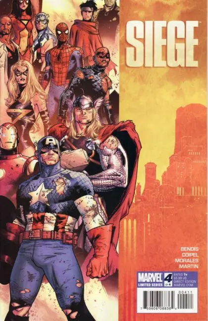 Siege, Vol. 1 #4 Olivier Coipel Regular Cover comic book cover, 2010