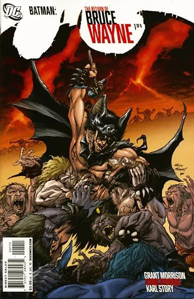 Batman: The Return of Bruce Wayne #1 Andy Kubert Regular Cover comic book cover, 2010