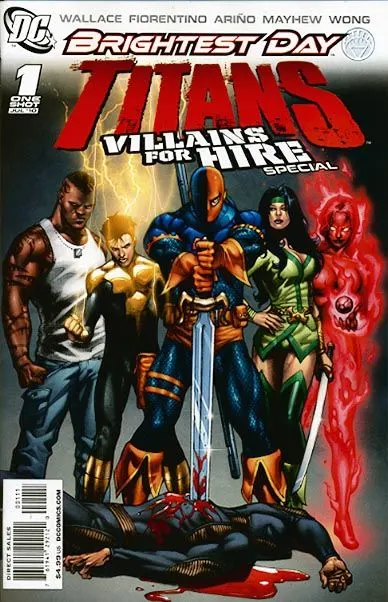 Titans: Villains For Hire Special #1 Fabrizio Fiorentino Regular Cover comic book cover, 2010