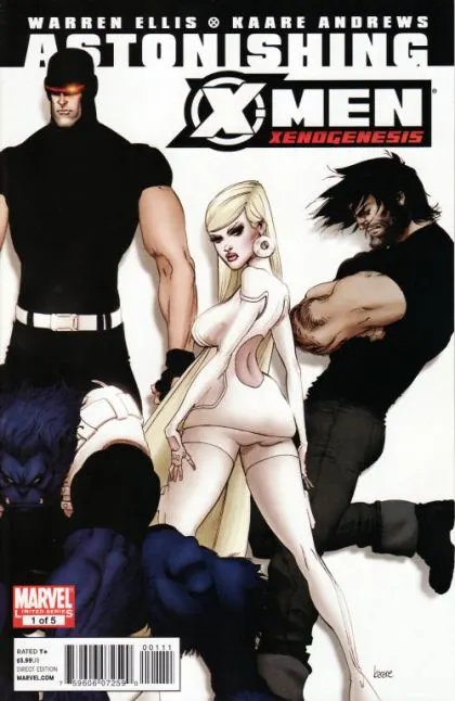Astonishing X-Men: Xenogenesis #1 Kaare Andrews Regular Cover comic book cover, 2010