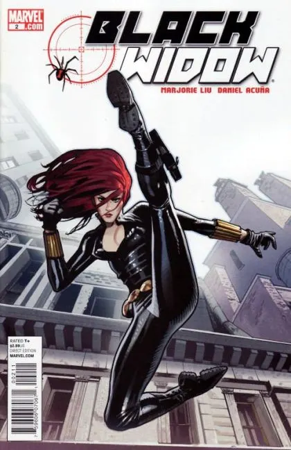 Black Widow, Vol. 5 #2 Daniel Acuna Regular Cover comic book cover, 2010