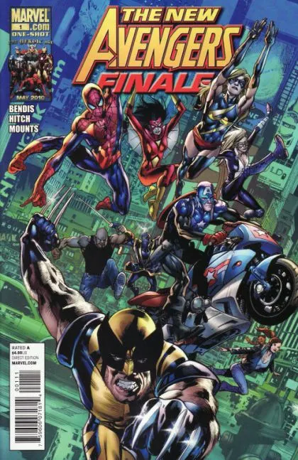 New Avengers: Finale #1 comic book cover, 2010
