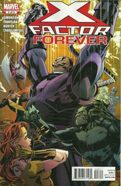 X-Factor Forever #3 Dan Panosian Regular comic book cover, 2010