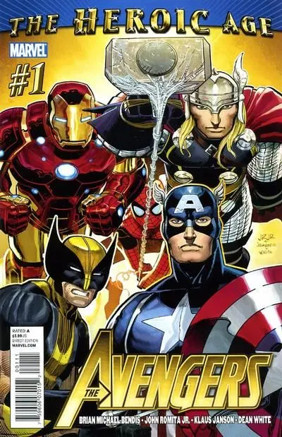 The Avengers, Vol. 4 #1 John Romita Jr. Regular comic book cover, 2010