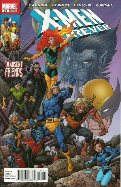 X-Men Forever, Vol. 2 #24 comic book cover, 2010