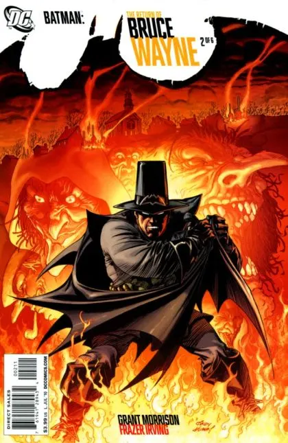 Batman: The Return of Bruce Wayne #2 Andy Kubert Regular Cover comic book cover, 2010