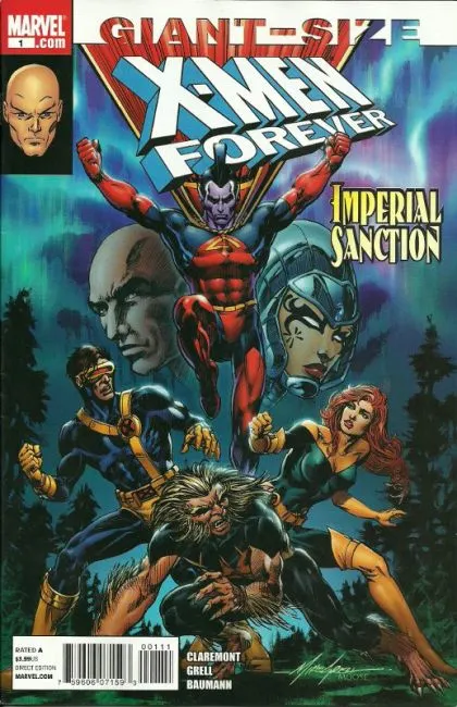 X-Men Forever Giant-Size #1 comic book cover, 2010