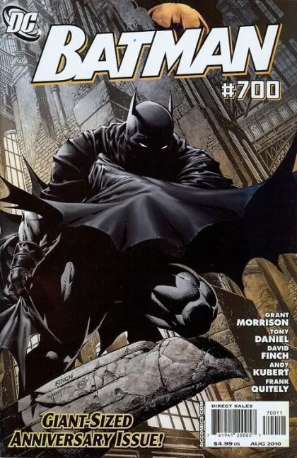 Batman, Vol. 1 #700 Direct Edition comic book cover, 2010