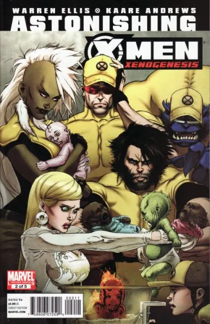 Astonishing X-Men: Xenogenesis #2 Kaare Andrews regular comic book cover, 2010