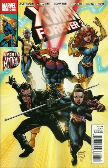 X-Men Forever 2 #1 comic book cover, 2010