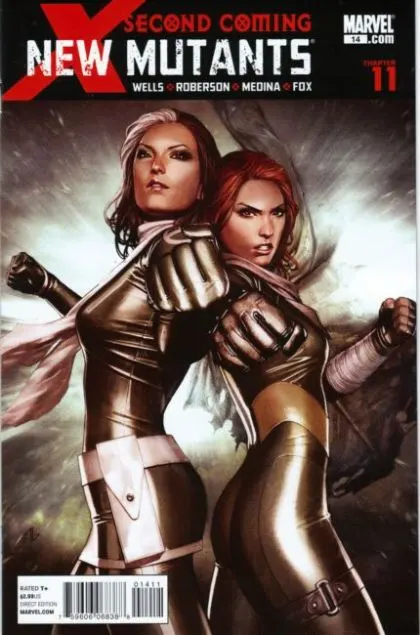 New Mutants, Vol. 3 #14 Adi Granov Regular Cover comic book cover, 2010
